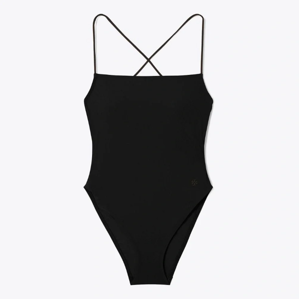 Tory Burch black one piece swimsuit XS - Picture 1 of 6